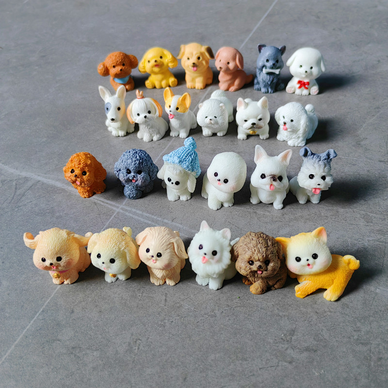 12pc Cute Small Dog Puppy Anim - Bonsai Gardenia 评论和价格