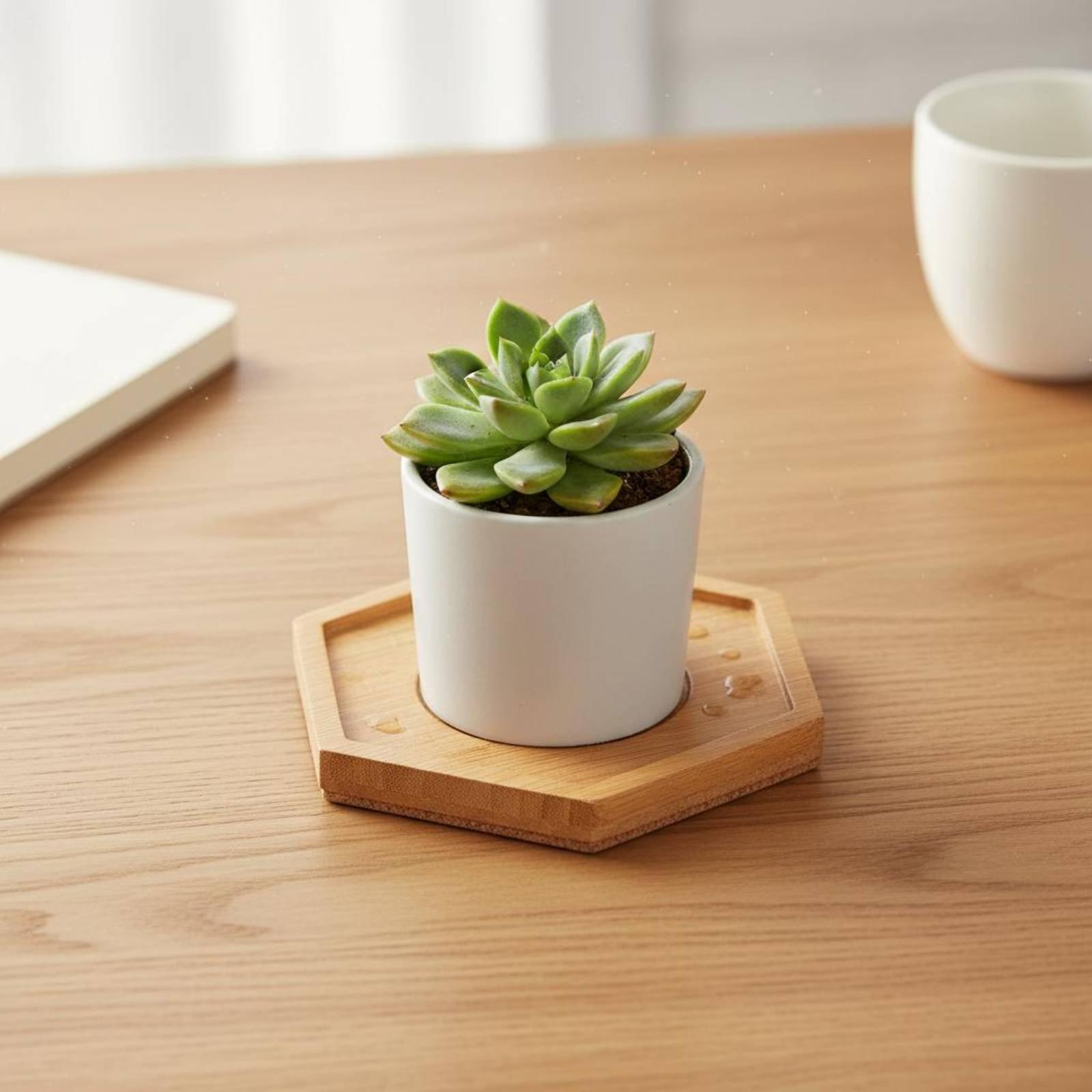 Bamboo Wood Industrial Tray Sm - Drip Tray Saucer 评论和价格