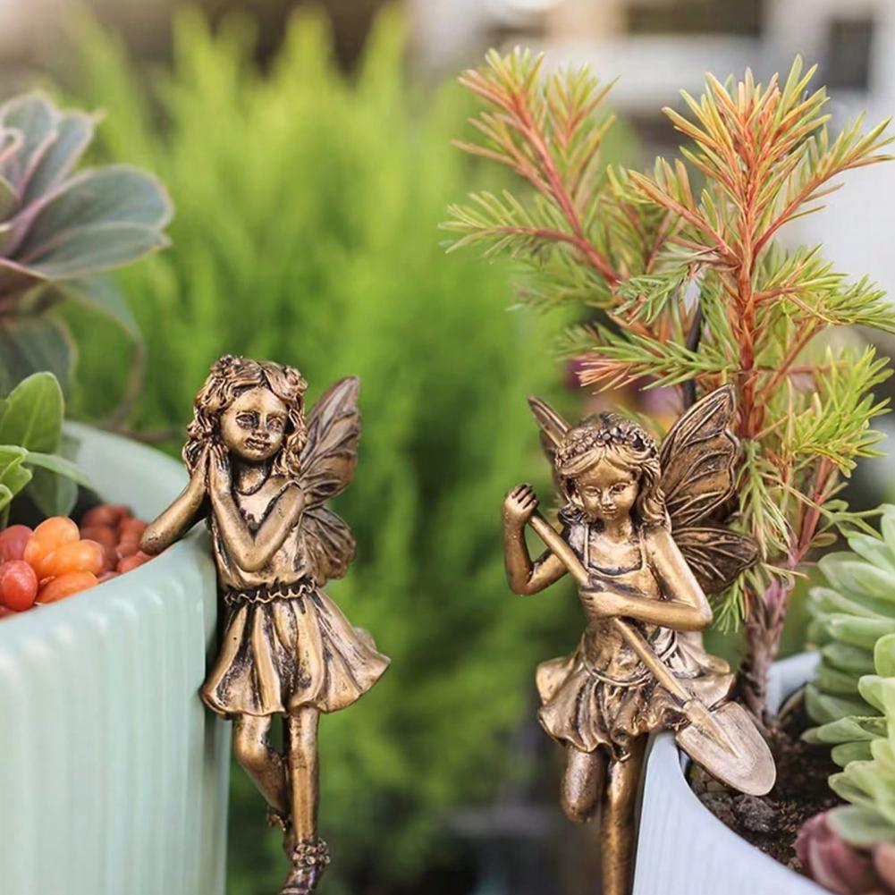 New Angel Girl Hanging Cup Res - Bonsai Garden Design 评论和价格