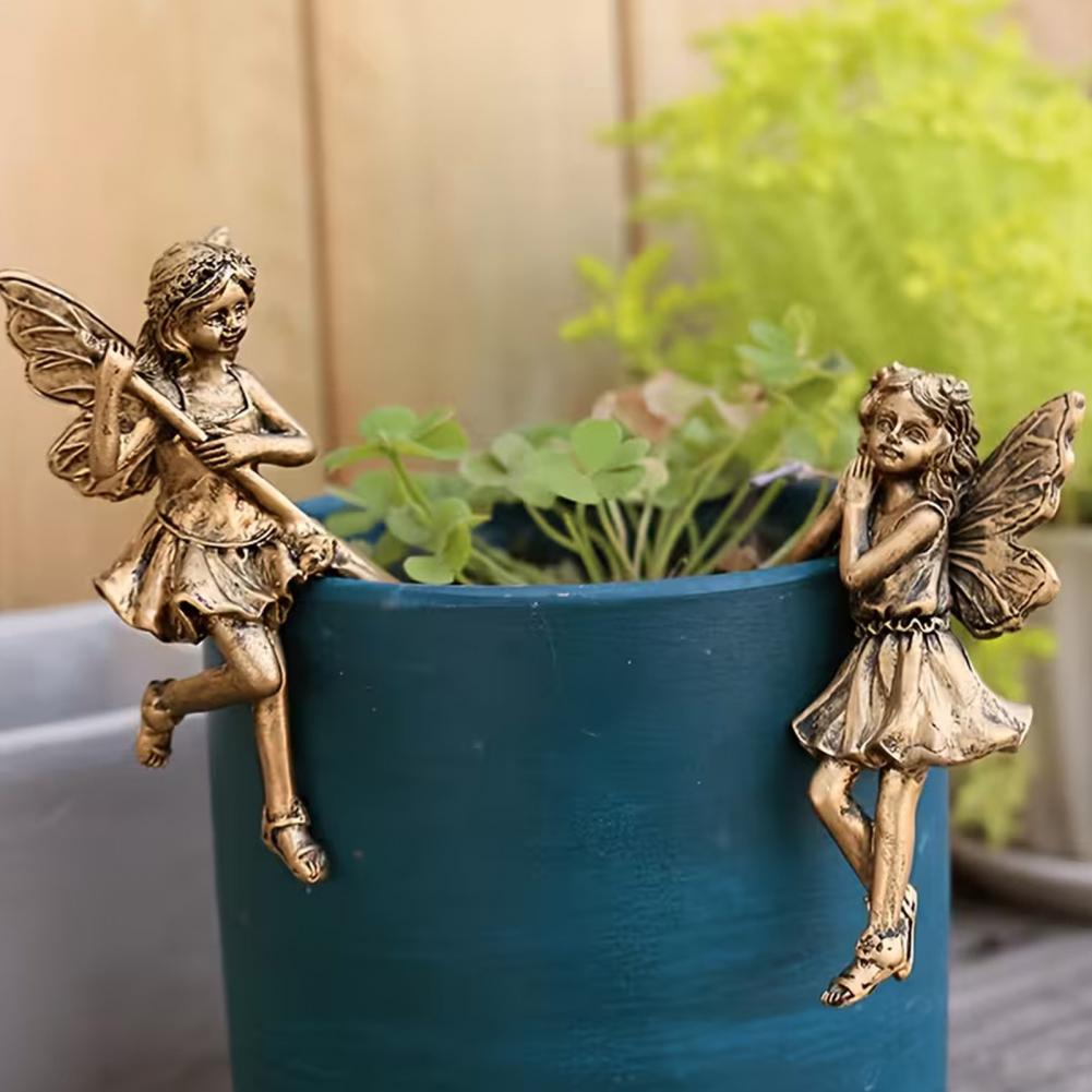 New Angel Girl Hanging Cup Res - Bonsai Garden Design 评论和价格
