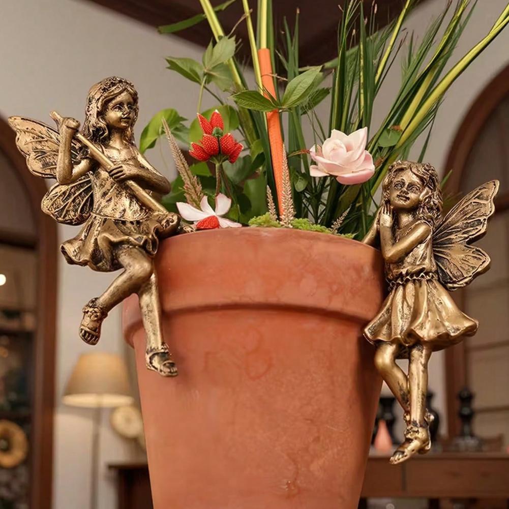 New Angel Girl Hanging Cup Res - Bonsai Garden Design 评论和价格