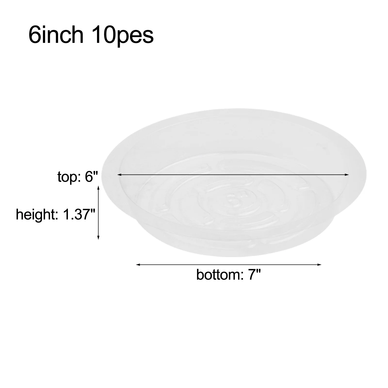 10pcs Garden Plant Saucer Drip - Drip Tray Saucer 评论和价格