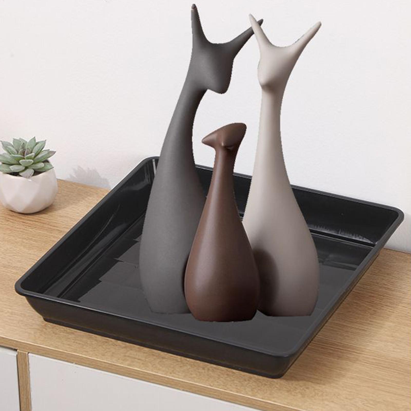 Flower Pot Trays 2Pcs/set Gard - Drip Tray Saucer 评论和价格