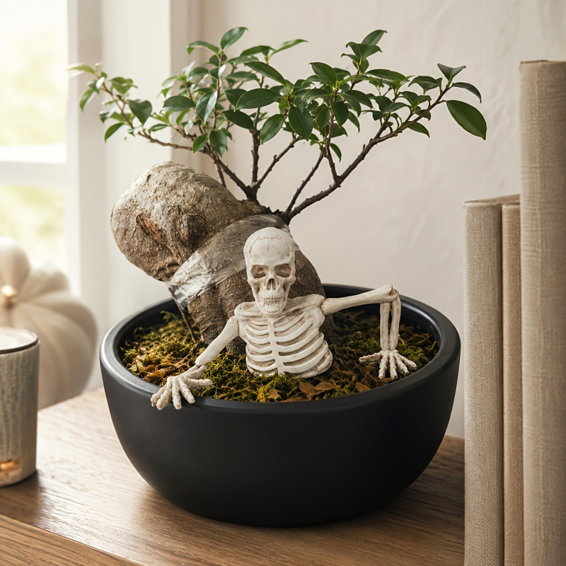 Half-body Climbing Out of the  - Bonsai Garden Design 评论和价格