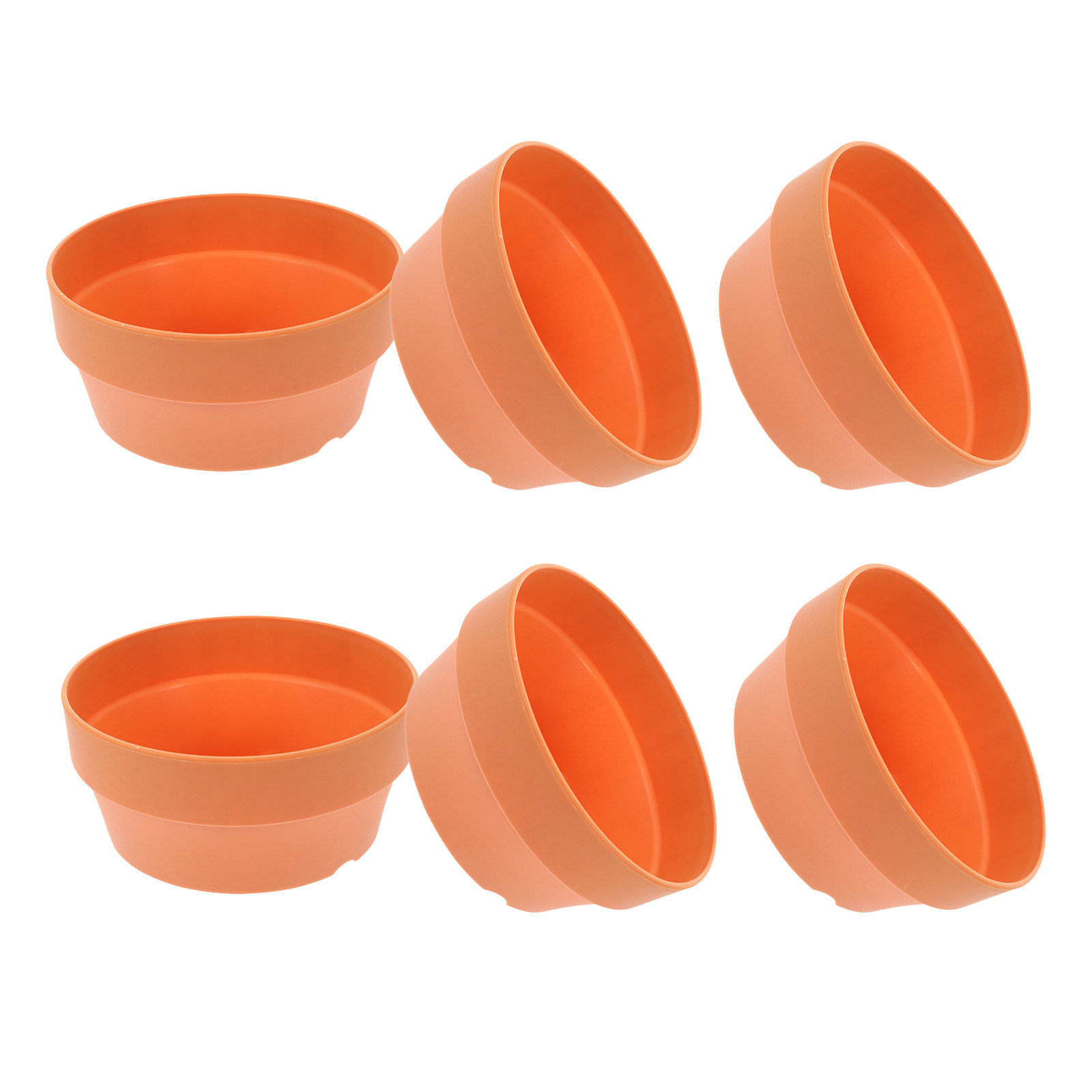 6Pcs Premium Plastic Flower Po - Bonsai Garden Design 评论和价格