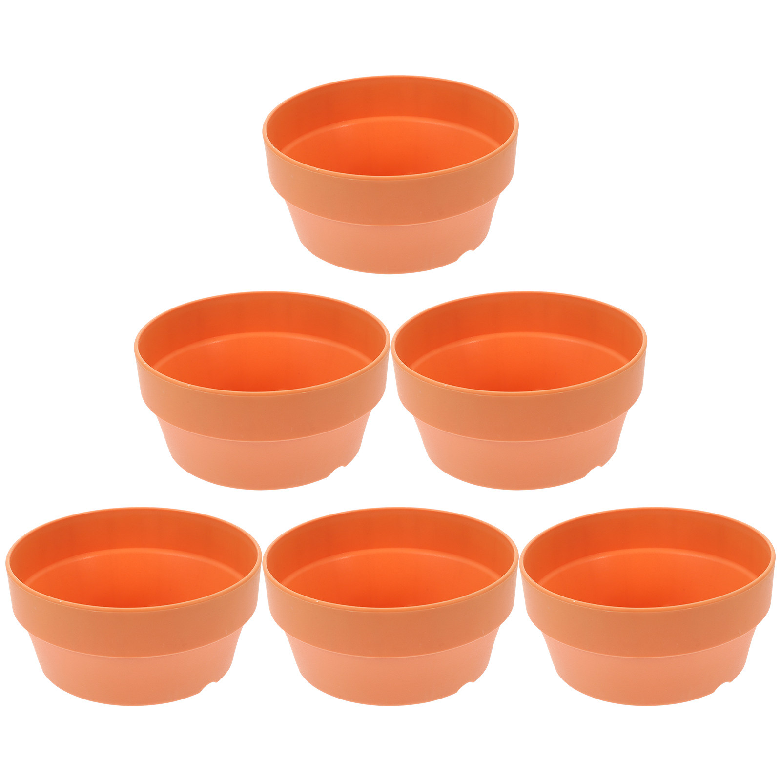 6Pcs Premium Plastic Flower Po - Bonsai Garden Design 评论和价格