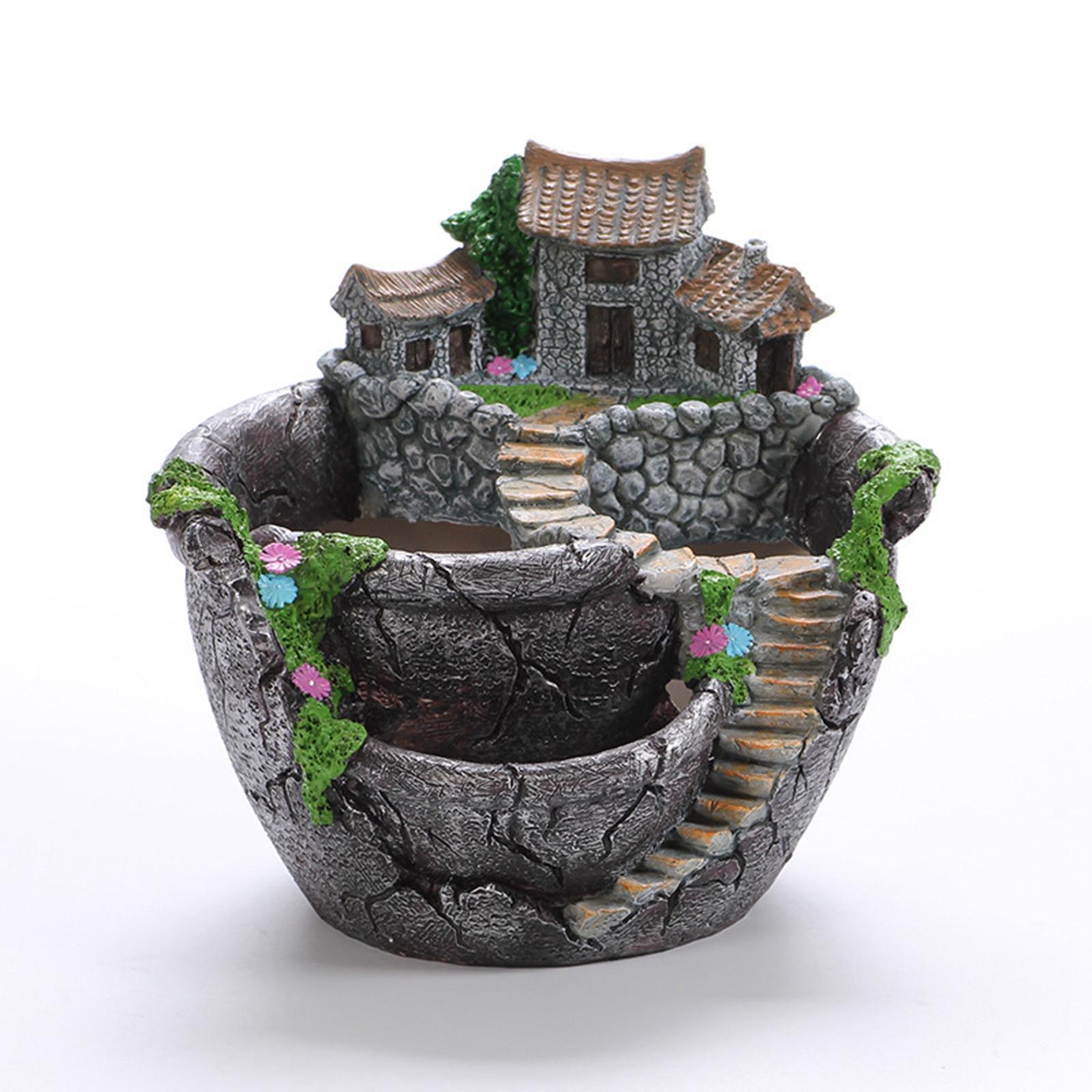 s er, Flower Pot Fairy Garden  - Bonsai Garden Design 评论和价格
