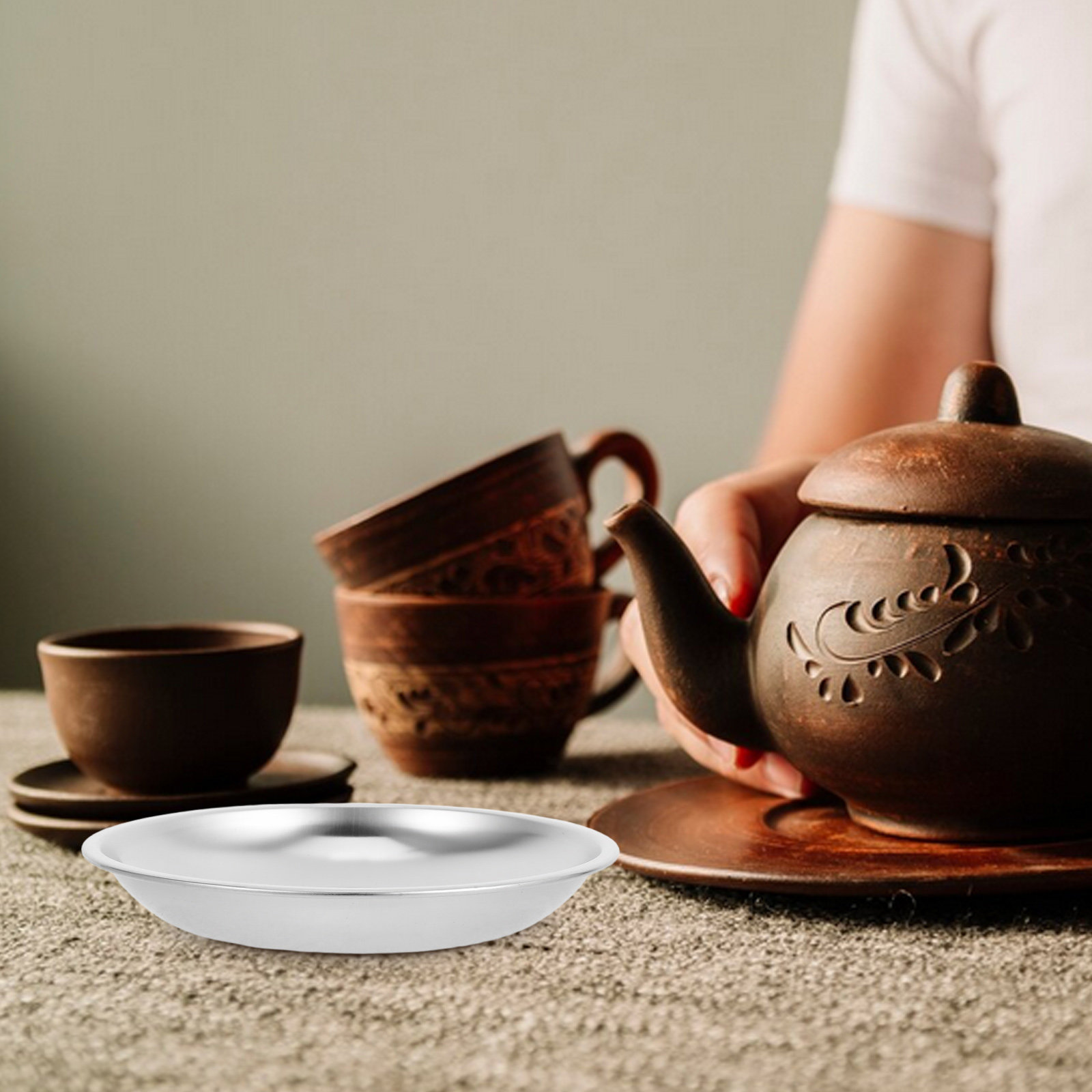 Stainless Steel Tea Bag Saucer - Drip Tray Saucer 评论和价格