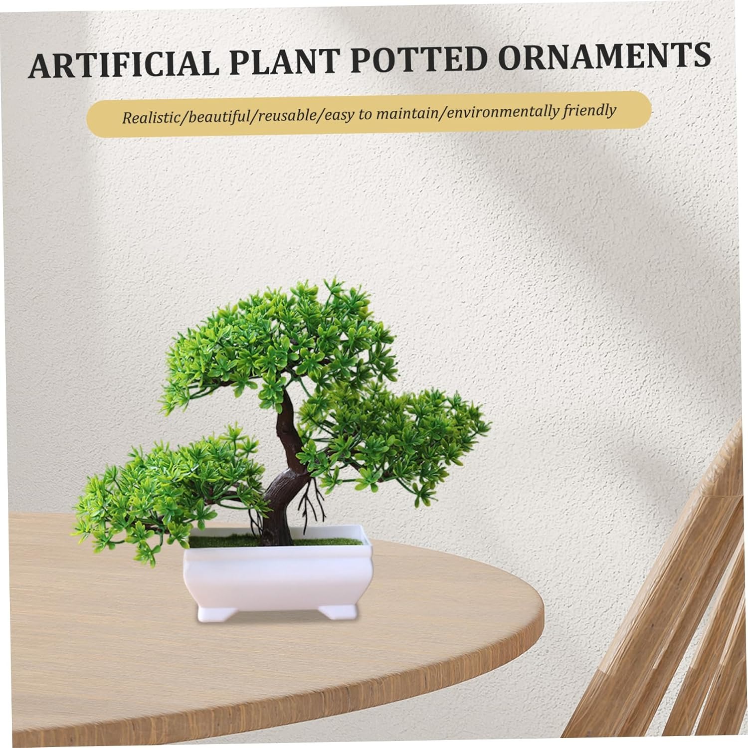 1/2Pcs Artificial Bonsai Tree  - Bonsai Garden For Home 评论和价格